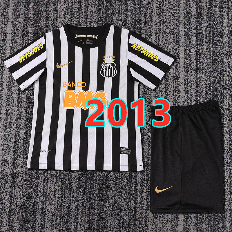 Santos Away Kids Retro Jersey+shorts Kit 16 -28