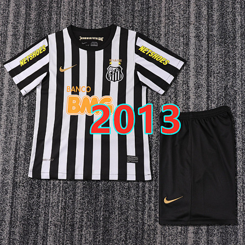 Santos Away Kids Retro Jersey+shorts Kit 16 -28