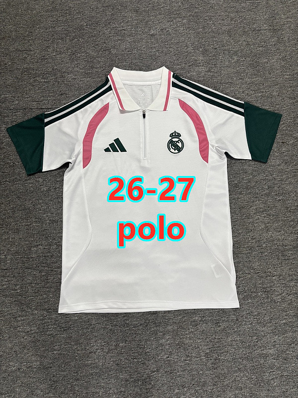 26-27 Real Madrid Polo Jersey S-3XL Polo