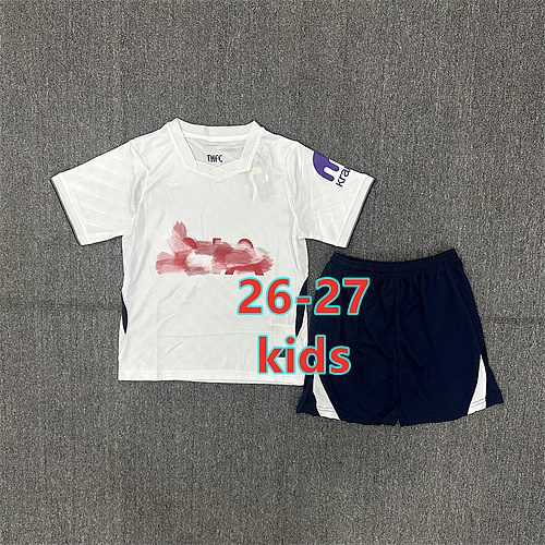 26-27 Tottenham Home Kids Jersey+shorts Kit 16 -28