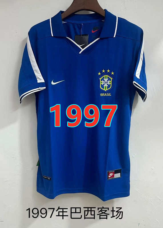 Brazil Away Retro Jersey S-2XL