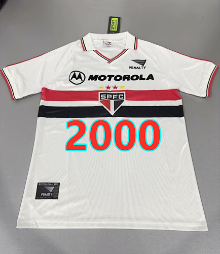 Sao Paulo Home Retro Jersey S-2XL