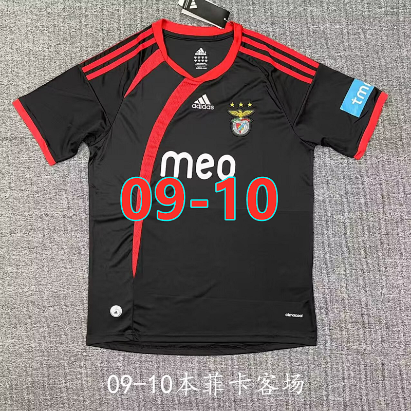 09-10 Benfica Away Retro Jersey S-2XL