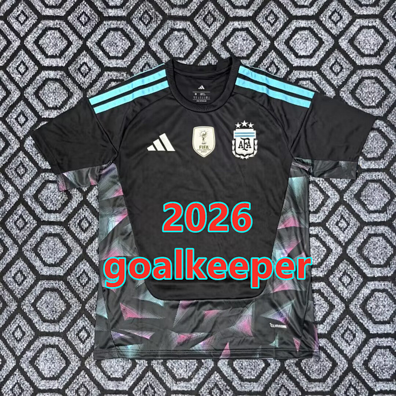 Argentina Goalkeeper Fans Version Jersey S-4XL