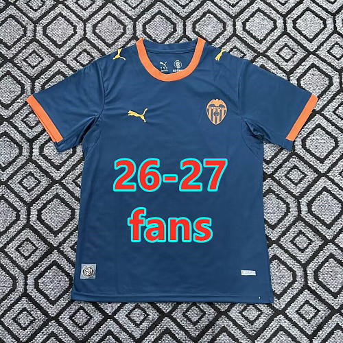 26-27 Valencia Away Fans Version Jersey S-4XL