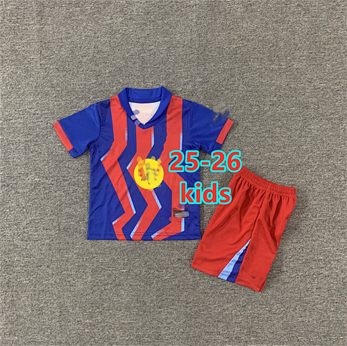 25-26 Barcelona Special Kids Jersey+shorts Kit 16 -28
