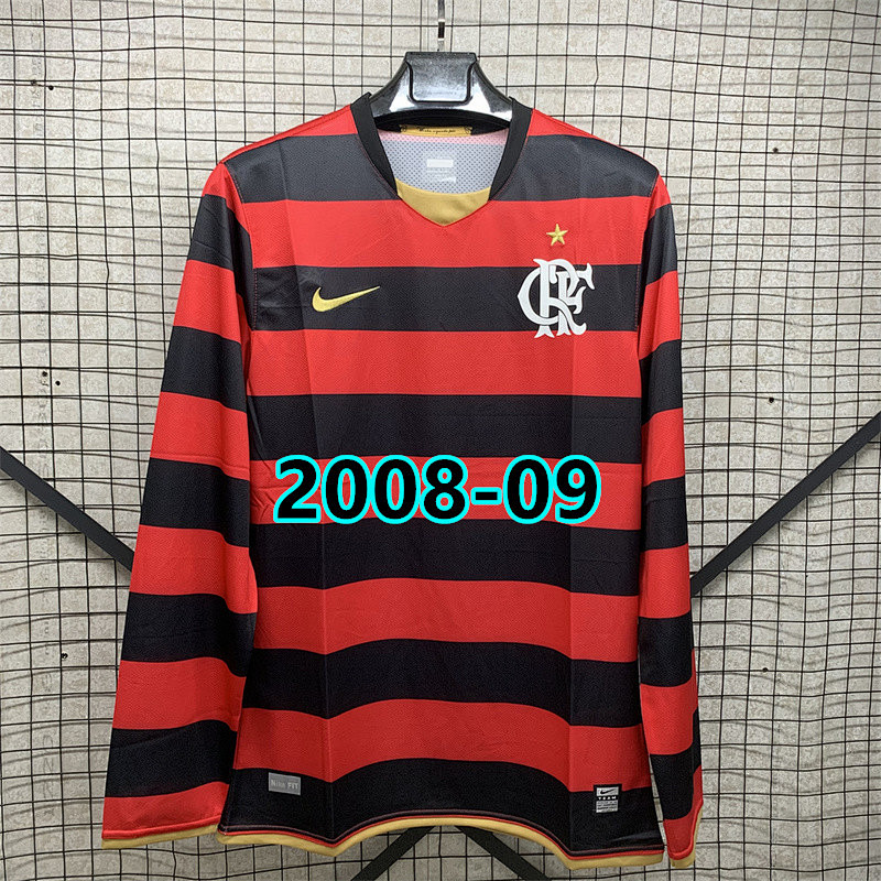 Flamengo Home Retro Fans Long Jersey S-2XL