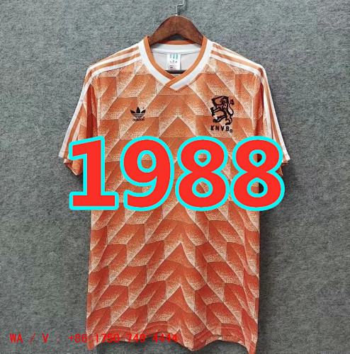 Netherlands Retro TopThai Quality Home Jersey S-2XL