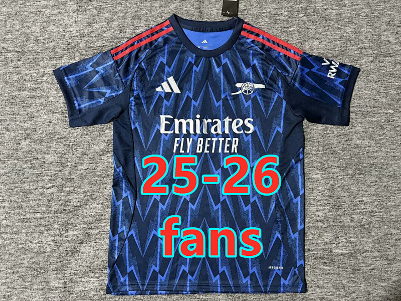 25-26 Arsenal Away Fans Version Jersey S-3XL