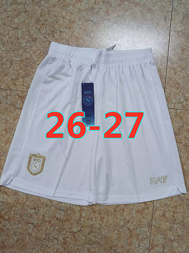 26-27 Napoli Home Fans Version Shorts S-2XL