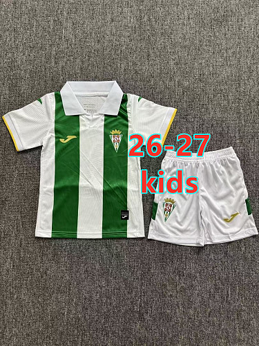 26-27 Córdoba Home Kids Jersey+shorts Kit 16 -28