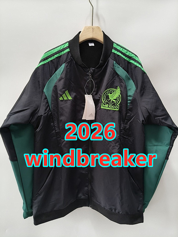 Mexico Embroidery Windbreaker S-2XL