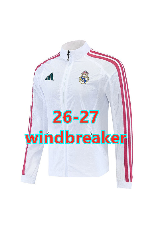 26-27 Real Madrid Windbreaker S-2XL