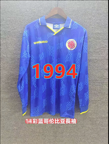 Colombia Away Retro Fans Version Jersey S-2XL