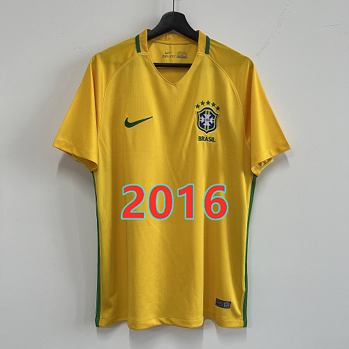 Brazil Home Retro Jersey S-2XL