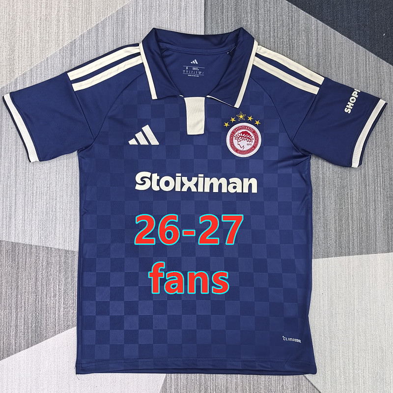 26-27 Olympiacos Away Fans Version Jersey S-4XL