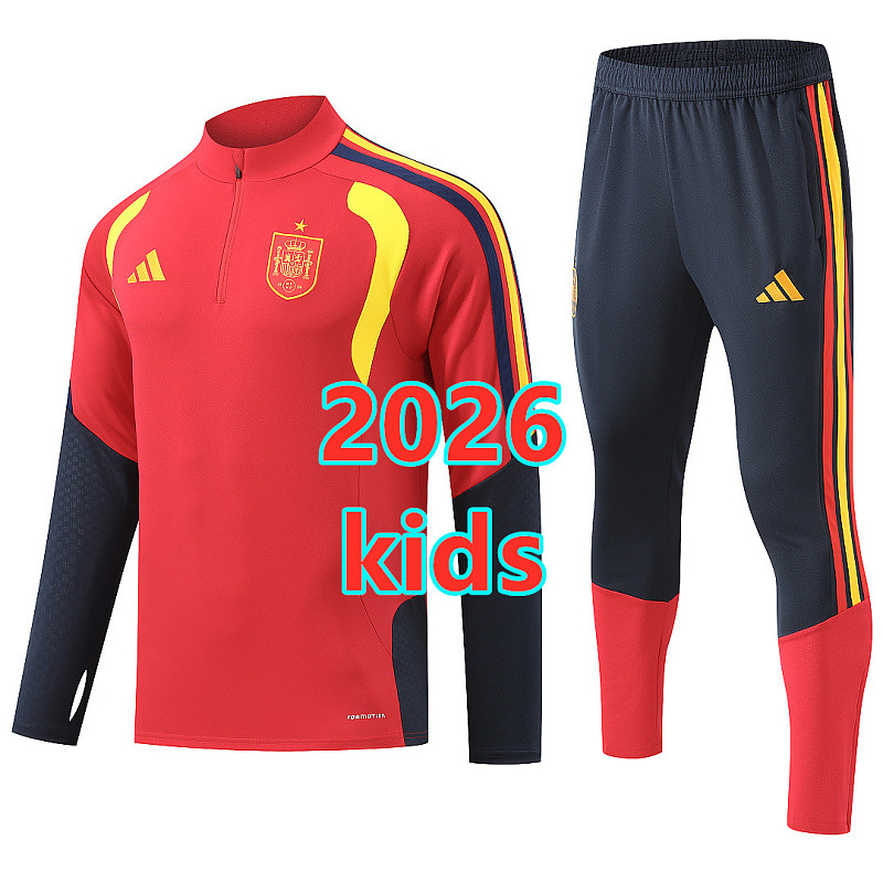 Spain Kids Long Sleeve Tracksuit 10 -18