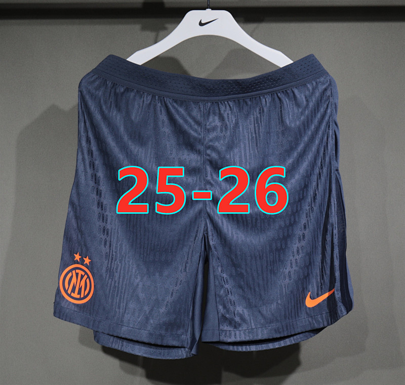 25-26 Inter Milan Away Player Versionn Shorts S-2XL