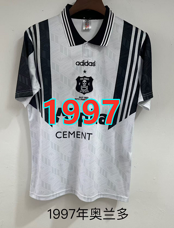 Orlando Pirates Retro Jersey S-2XL
