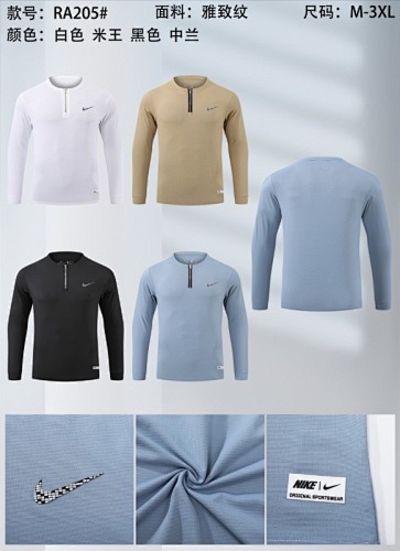 Nike 25-26 N-K Long Sleeve T-shirt Jersey M-3XL T