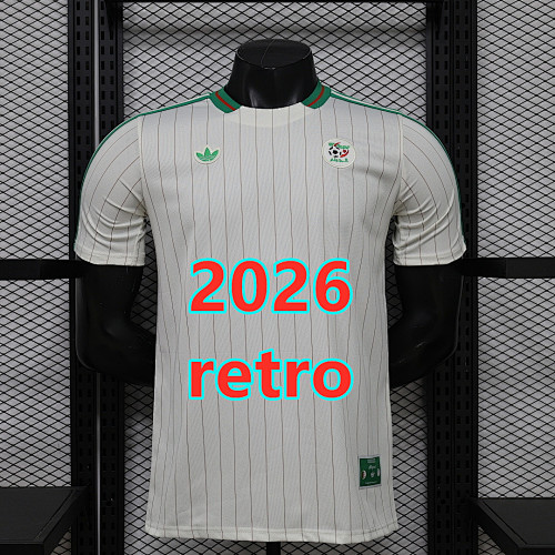 Algeria Retro Player Version Jersey S-2XL