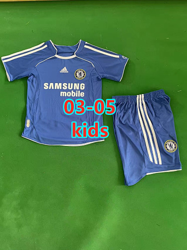 Chelsea Home Retro Kids Jersey+shorts 16 -28