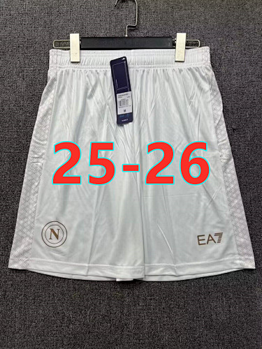 25-26 Napoli Away Fans Version Shorts S-2XL