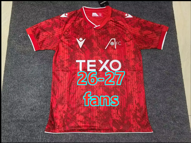 26-27 Aberdeen Home Fans Version Jersey S-4XL