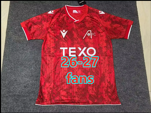 26-27 Aberdeen Home Fans Version Jersey S-4XL
