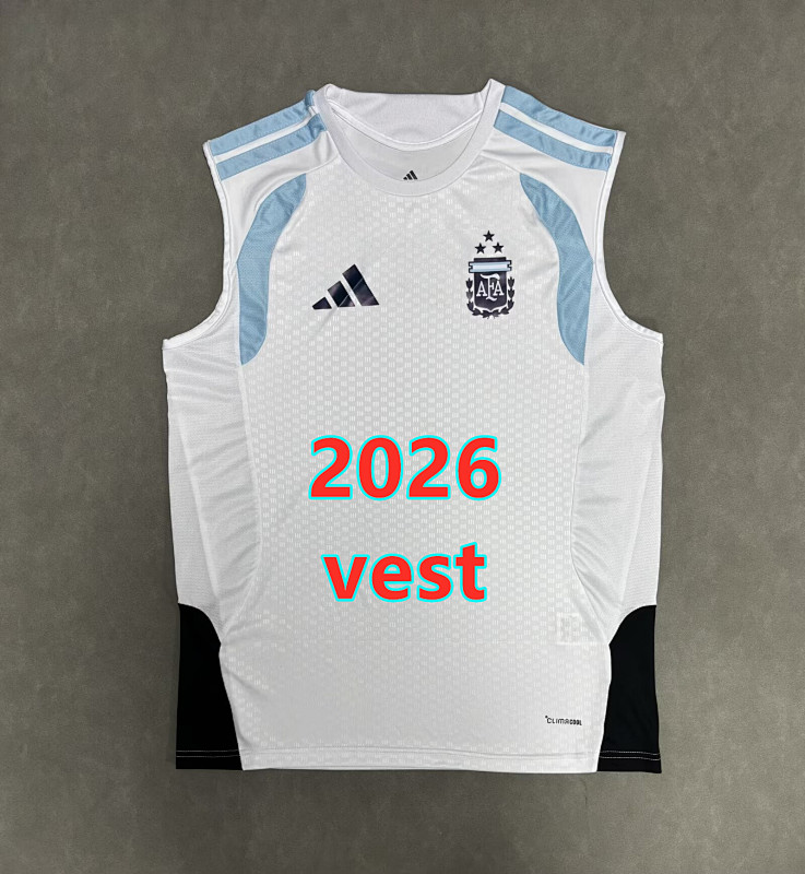 Argentina Vest Fans Version Jersey S-4XL