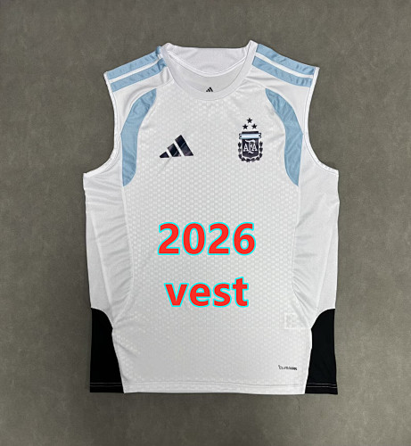 Argentina Vest Fans Version Jersey S-4XL