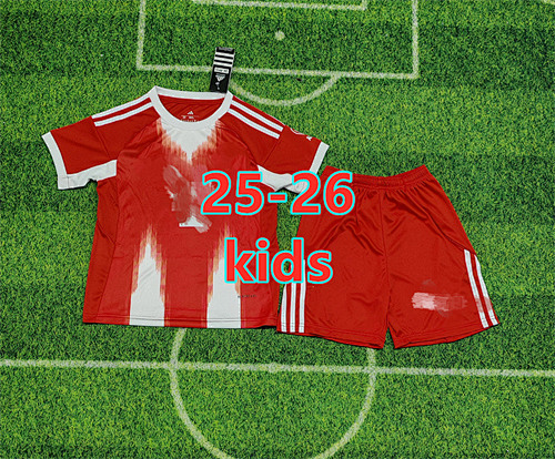 Bundesliga & Ucl 25-26 Bayern Home Kids Jersey+shorts Kit 16 -28