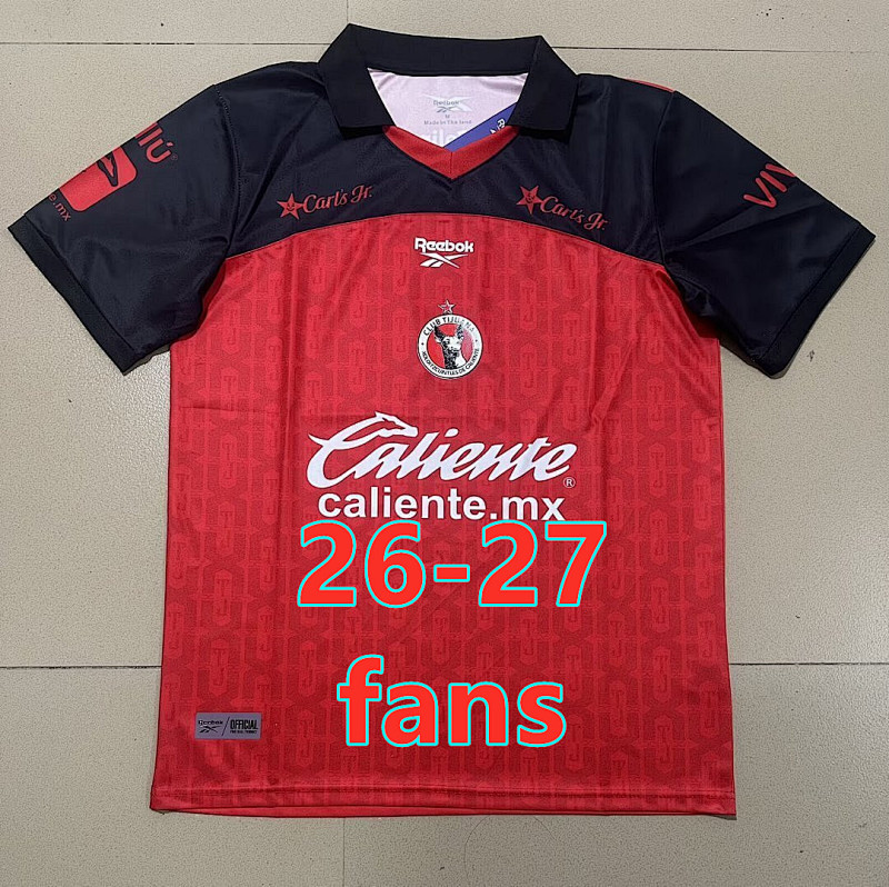 26-27 Tijuana Home Fans Version Jersey S-4XL