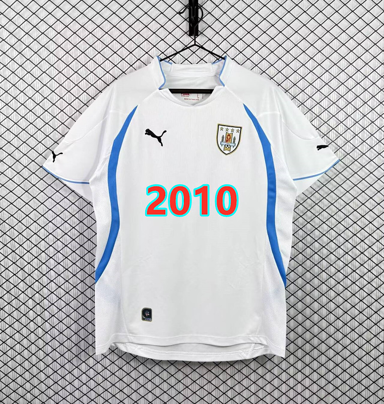 Uruguay Away Retro Fans Version Jersey S-2XL