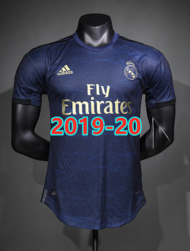 Real Madrid Retro Away Player Jersey S-2XL