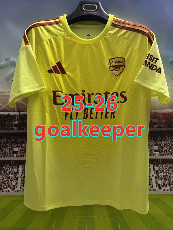 25-26 Arsenal Goalkeeper Fans Version Jersey S-4XL
