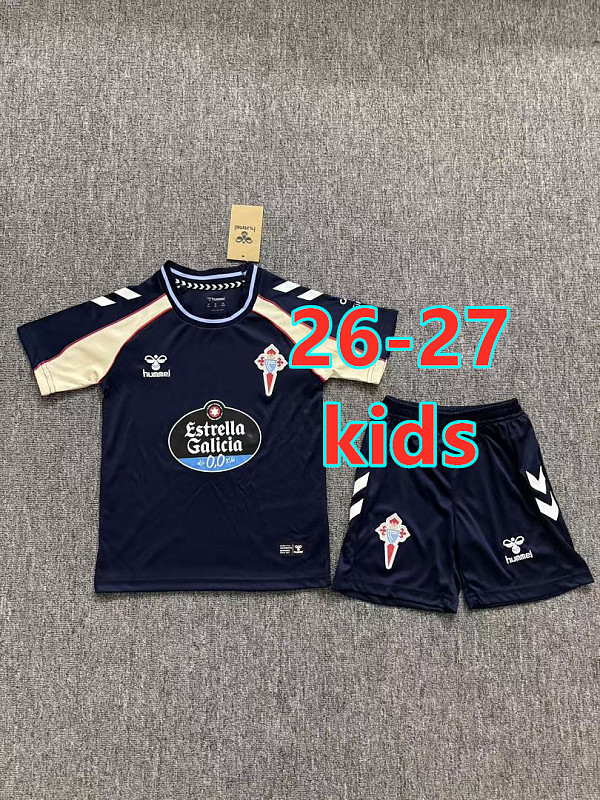 26-27 Celta Away Kids Jersey+shorts Kit 16 -28