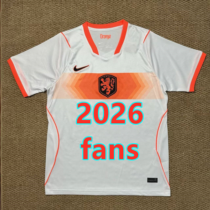 Netherlands Away Fans Version Jersey S-4XL