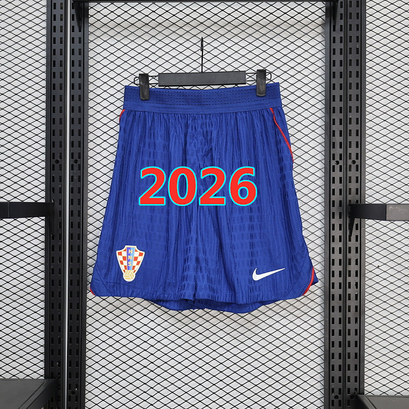 Croatia Away Player Version Shorts S-3XL