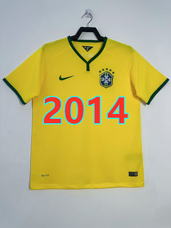 Brazil Home Retro Jersey S-2XL