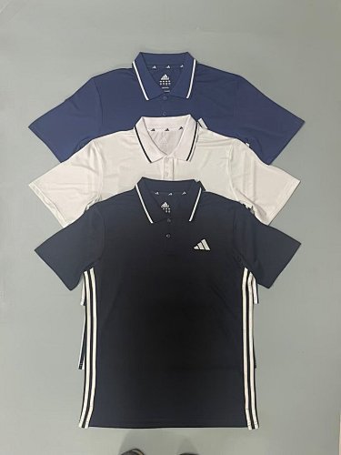 Adidas 26-27 A-D Short Sleeve Polo Jersey S-2XL Polo
