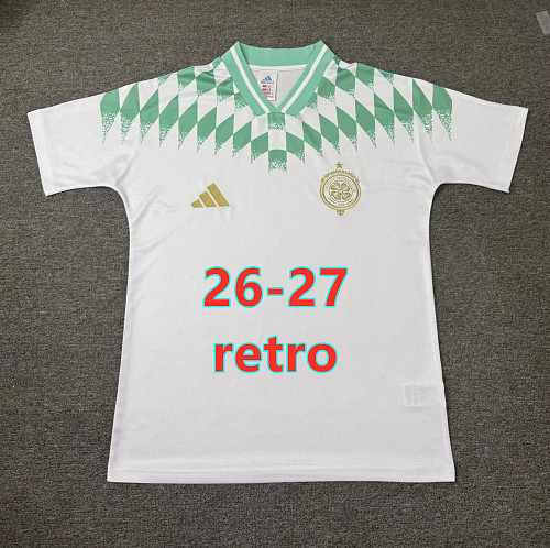 26-27 Celtic Retro Fans Version Jersey S-4XL