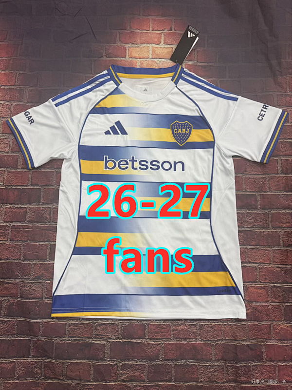 26-27 Boca Juniors 4th Fans Version Jersey S-4XL