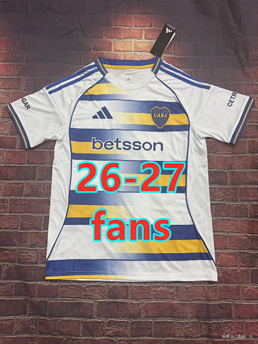 26-27 Boca Juniors 4th Fans Version Jersey S-4XL