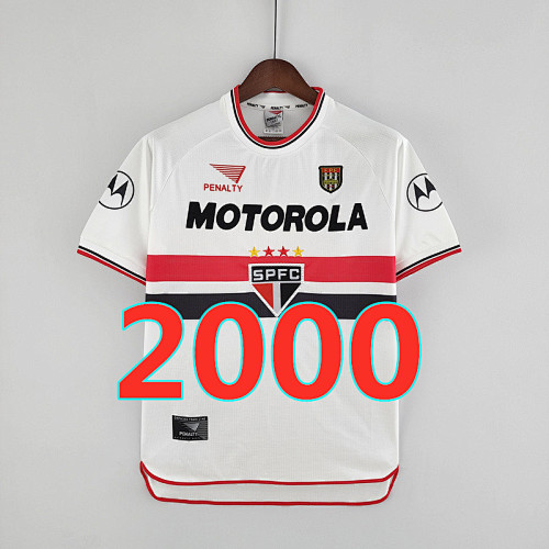 Sao Paulo Retro TopThai Quality Home Jersey S-2XL