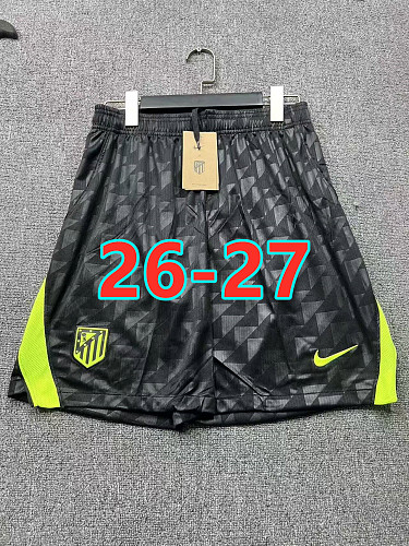 26-27 Atletico Madrid Away Fans Version Shorts S-2XL