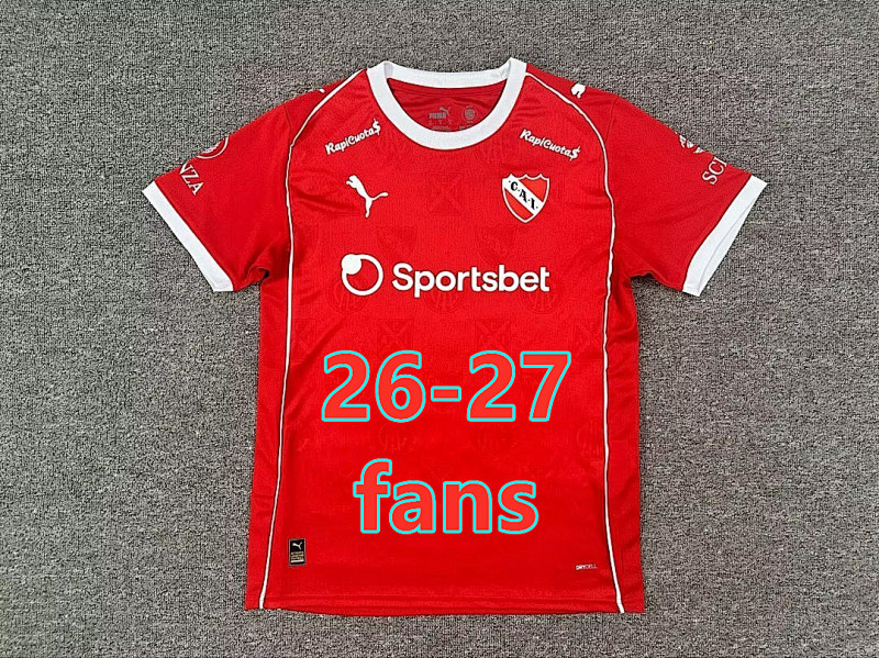 26-27 Club Atlético Independiente Home Fans Version Jersey S-4XL