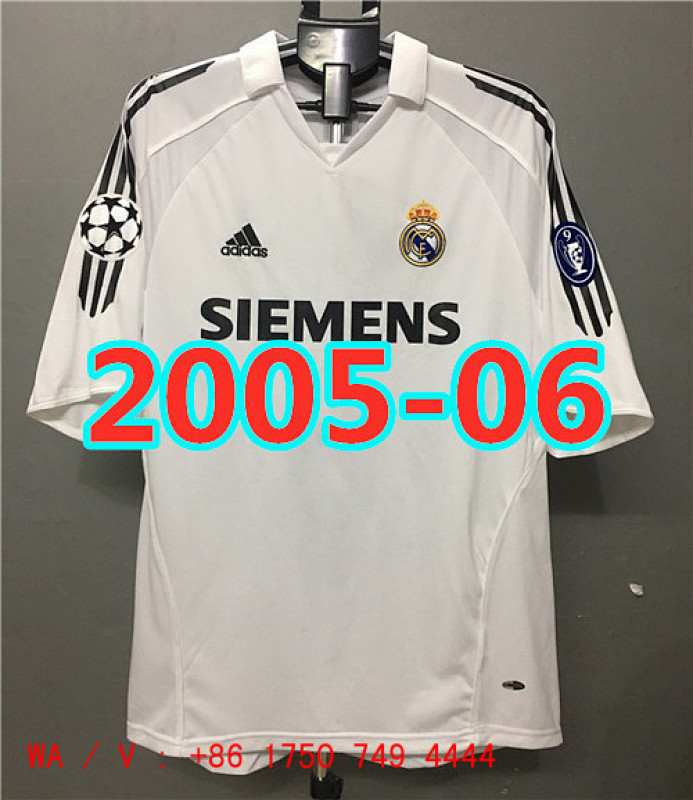 Real Madrid Retro S-Xxl Home Jersey
