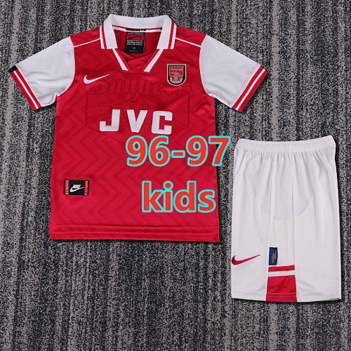Arsenal Home Retro Kids Jersey+shorts Kit 16 -28