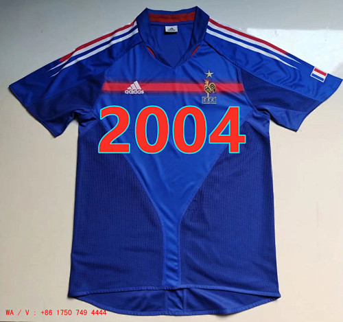France Retro TopThai Quality Home Jersey S-2XL
